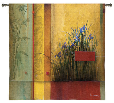 Terrazzo Garden Modern Tapestry Fine Art Picture, 35in x 35in