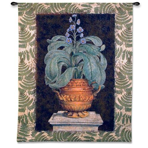 Tropical Urn I Still Life Wall Tapestry, 42in x 53in