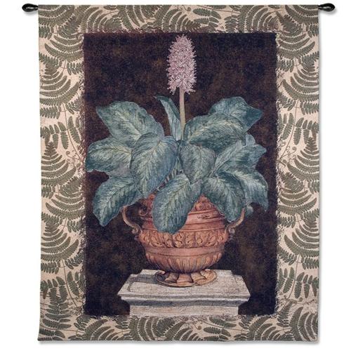 Tropical Urn II Still Life Wall Tapestry, 42in x 53in