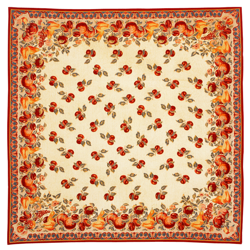 Tutti Frutti Tapestry Throw - European Home Decor Collection, 57in x 57in