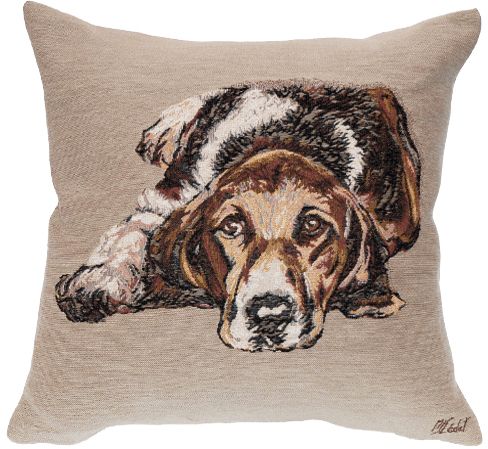 Ulysse Tapestry Cushion Cover - Pets Home Decor Collection, 18in x 18in cushion cover