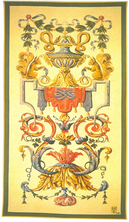 Vaux Le Vicomte Renaissance Wall Tapestry, 64in X 34in Vaux Le Vicomte Renaissance Wall Tapestry, 64in X 34in