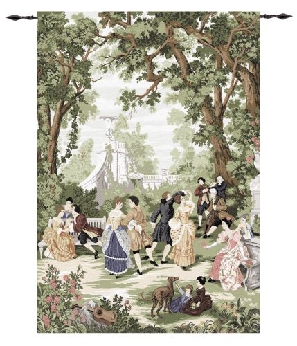 Renaissance Tapestry Waltz In The Park, 80in X 56in Renaissance Tapestry Waltz In The Park, 80in X 56in