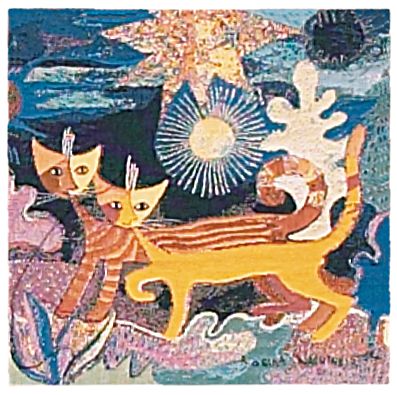 Wonderland Cushion Cover, 14in x 14in