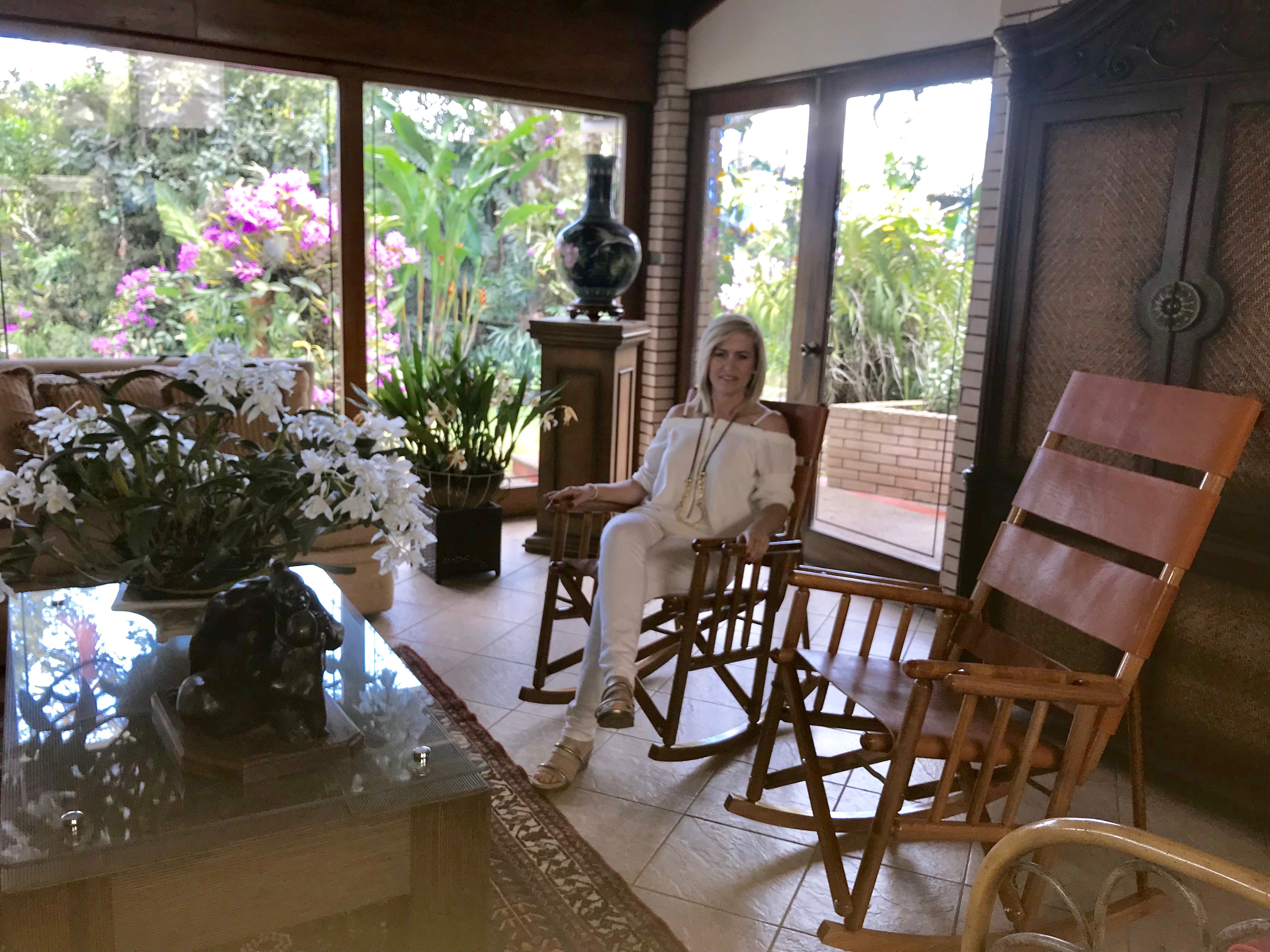 Costa Rica High Back Rocking Chair