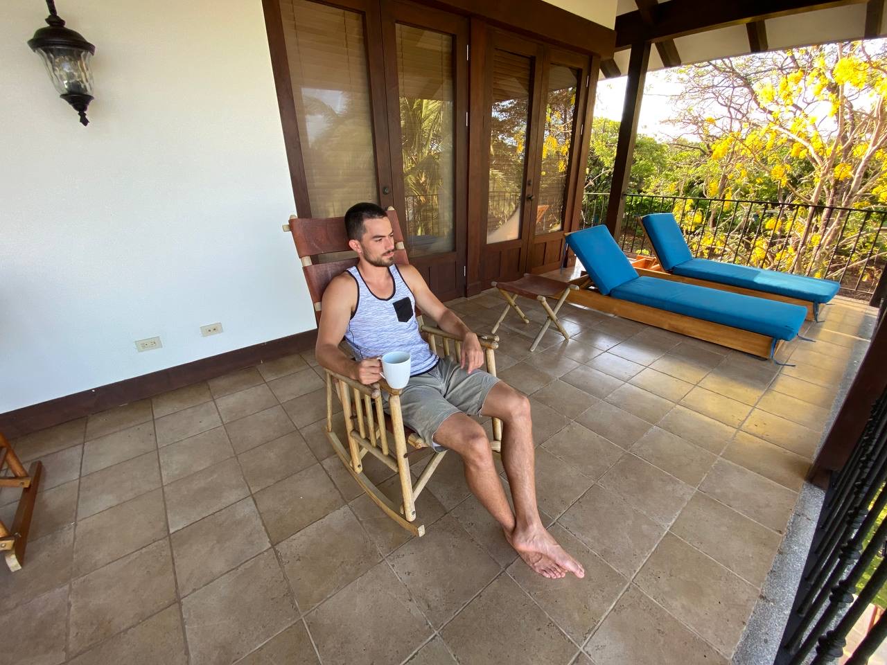Costa Rica High Back Rocking Chair