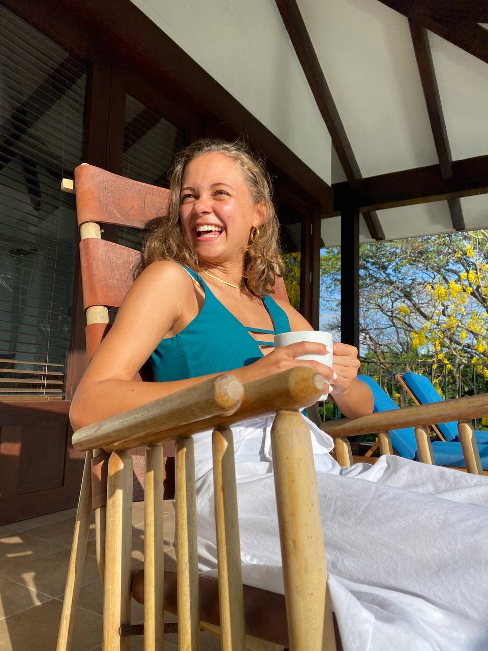 Costa Rica High Back Rocking Chair