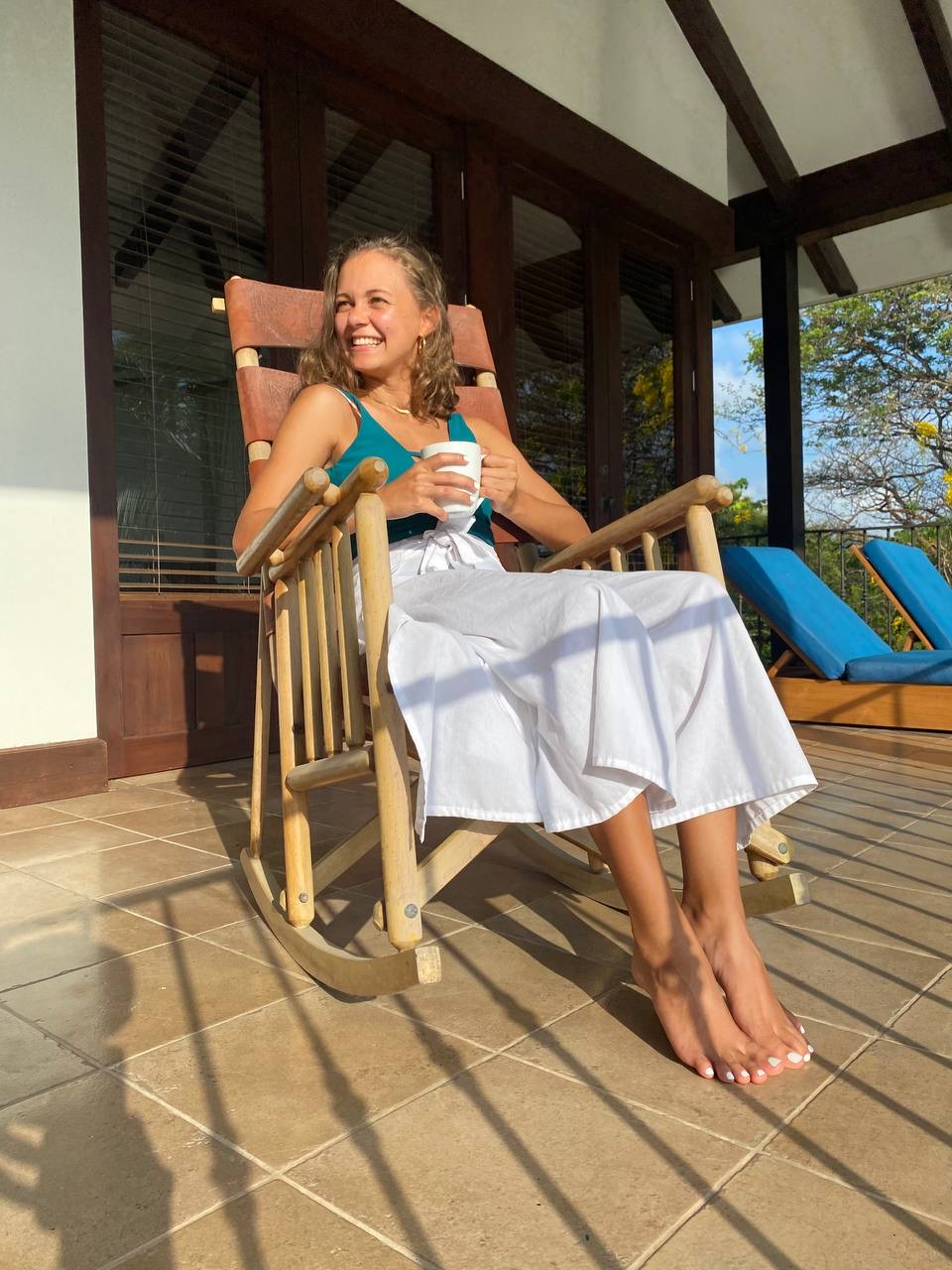 Costa Rica High Back Rocking Chair