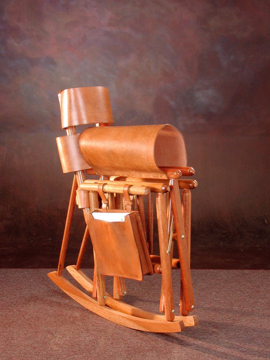 Costa Rica High Back Rocking Chair