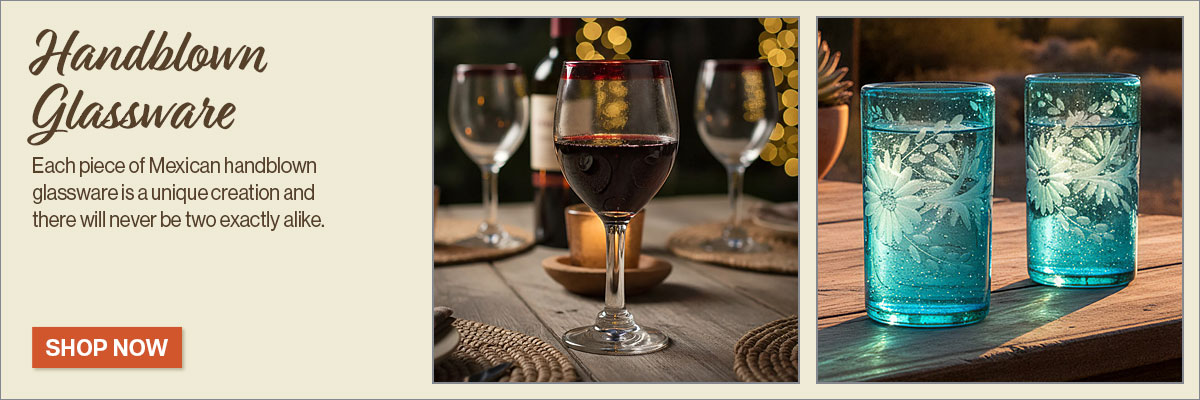 Shop for Mexican Handblown Glassware