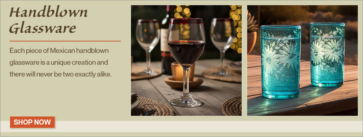 Mexican Glassware - Margarita, Highball, Tumblers