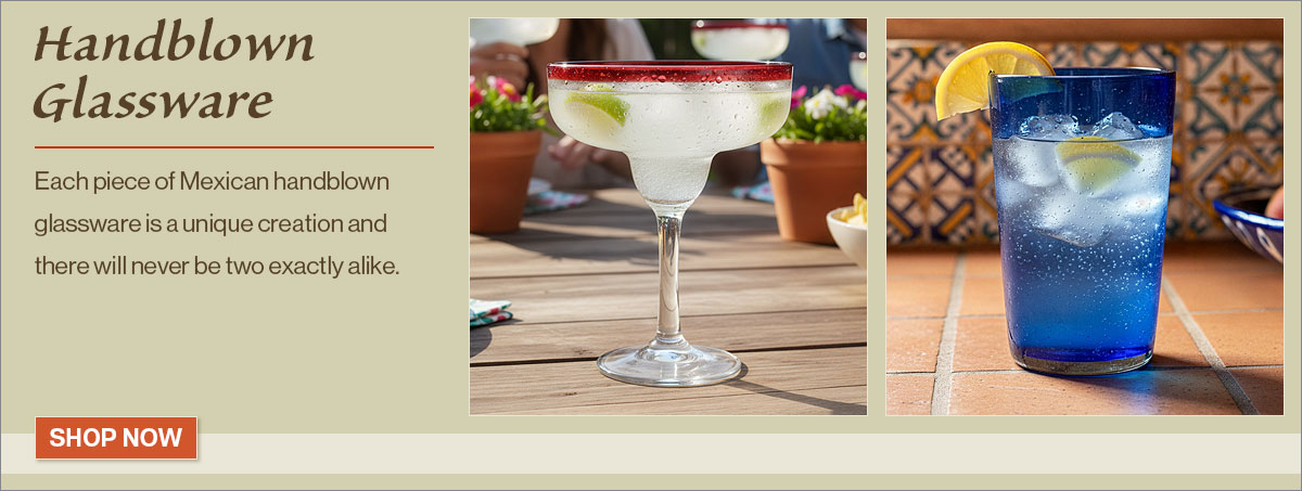 Mexican Glassware - Margarita, Highball, Tumblers