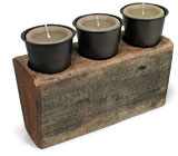 Tin candle inserts for large sugarmold candles