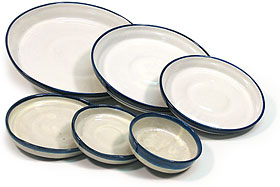 Glazed Talavera Saucers - Flower Pot Plates