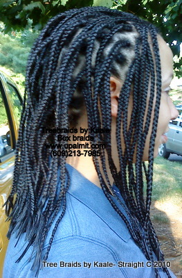 Box braid for Caucasian, Right7.