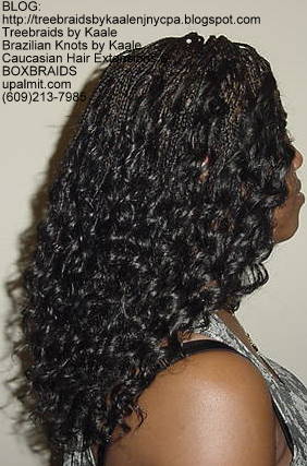 Box Braids with human hair Right224.