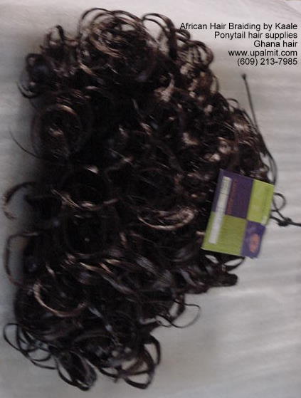 Ponytails hair attachments, braided bun ponytails.