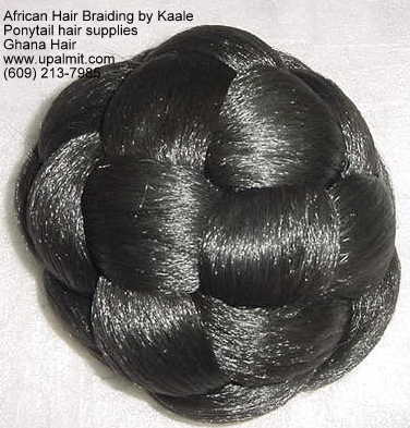 Ponytails hair attachments, braided bun ponytails.