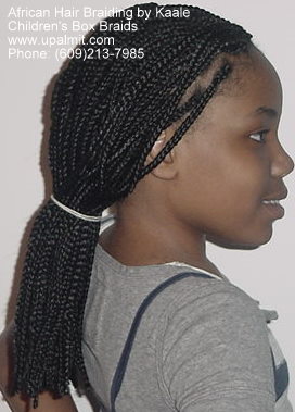 Box braids- side.
