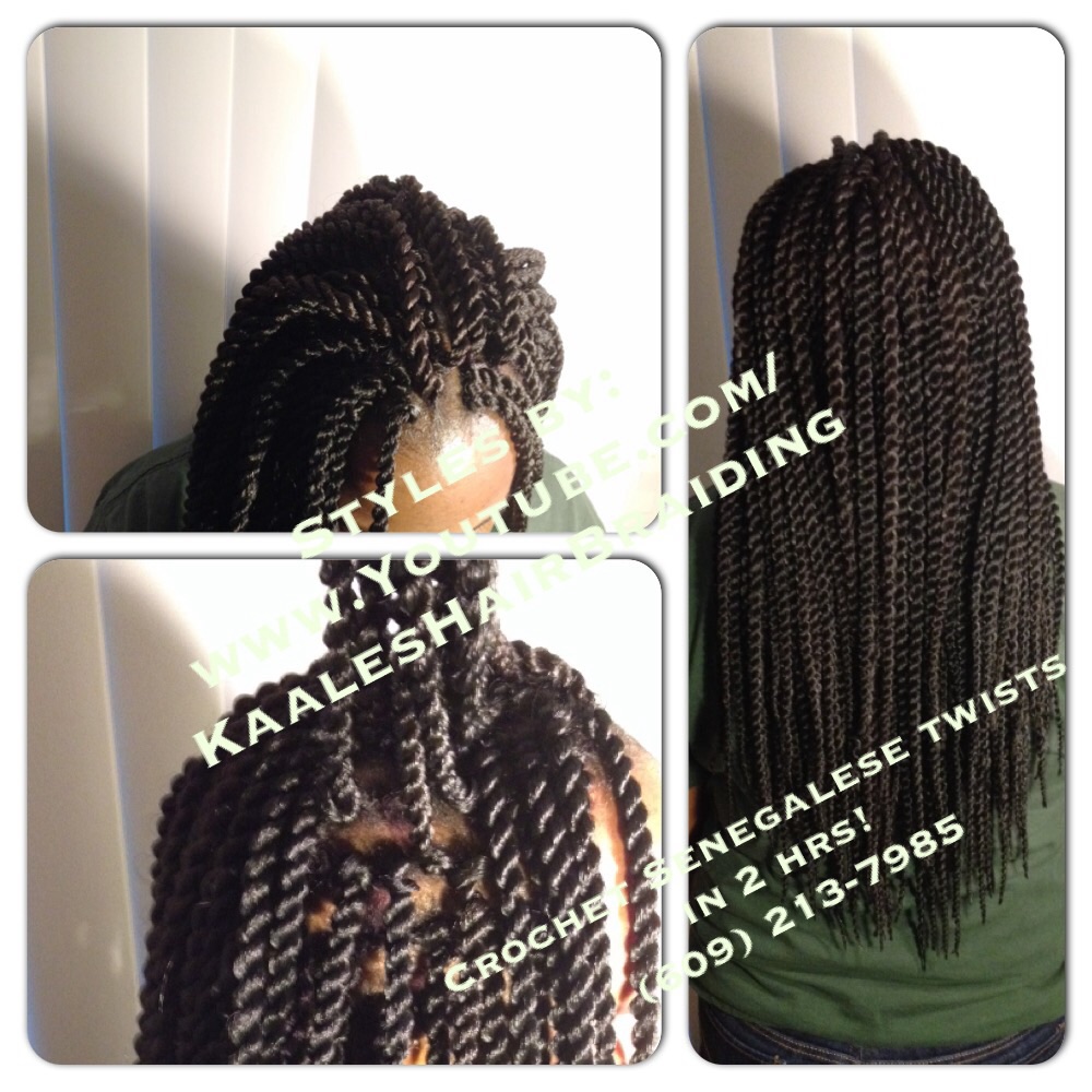 Crochet Braids -Senegalese twists $65 in Central New Jersey by Kaale.
