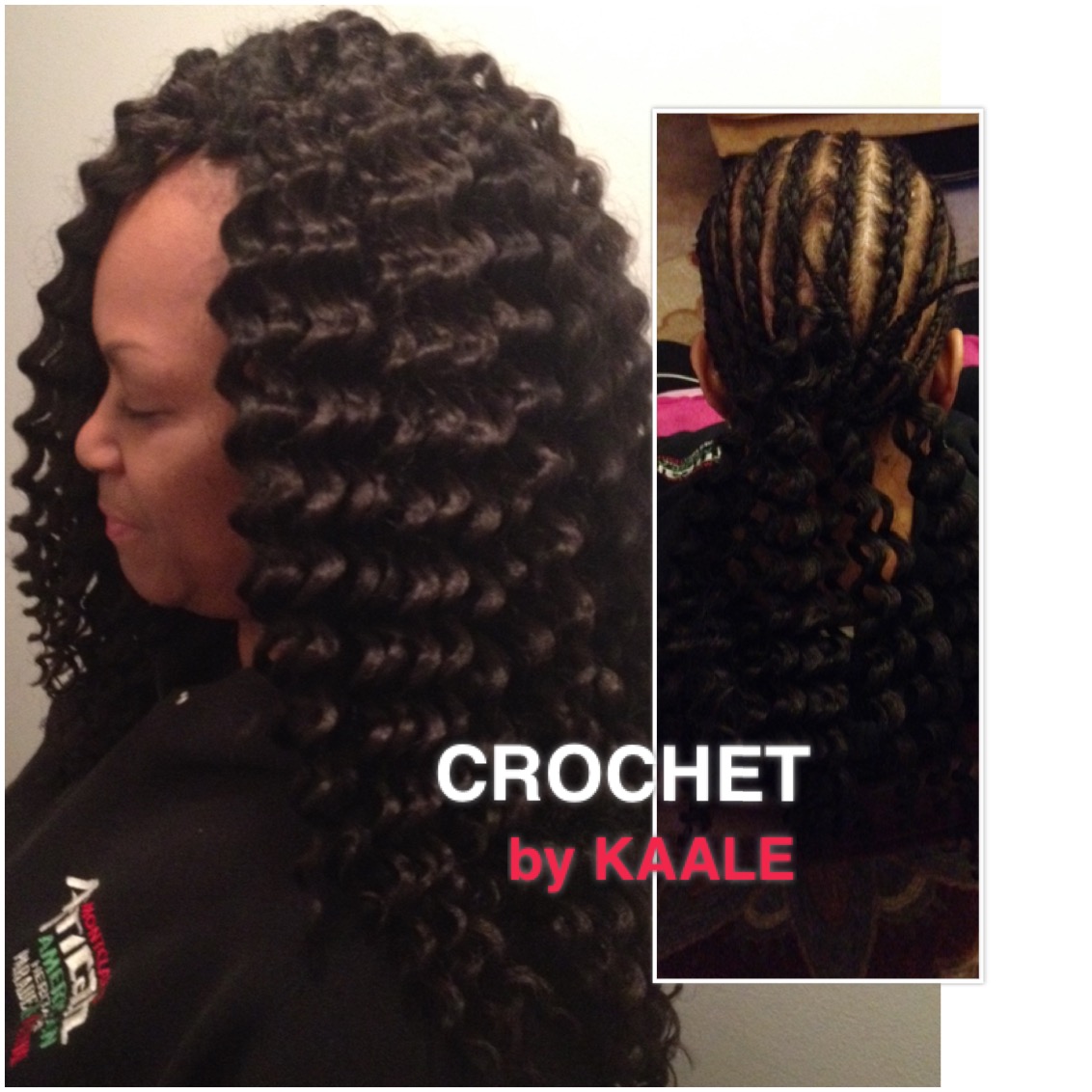 Tree Braids by Kaale- crochet braids using loose hair 2.