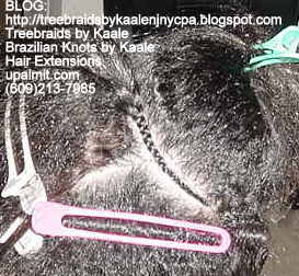 Track or Weft hair extensions- Back.