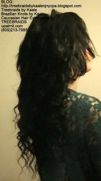 Tree Braids- Cornrows with Wet n Wavy human hair, Right2338.