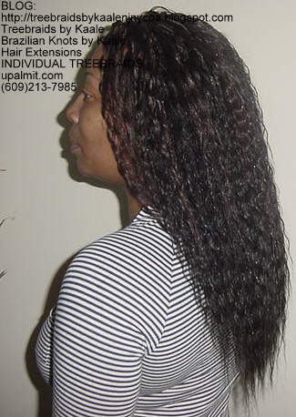 Wet and wavy Individual Treebraids, Left56.