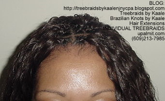 Wet and wavy Individual Treebraids, Left56.
