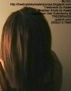 Tree Braids- Brazilian Curly human hair Back2233.