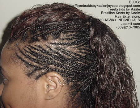 Individual Medium Treebraids, Left138.
