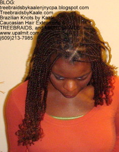 Senegalese Twists, basic style Front4NJ.