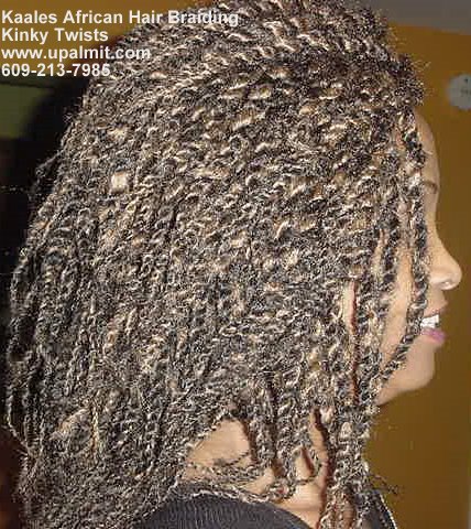Kinky twist Kaales African hair braiding (609) 213-7985.