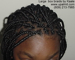 Large Box Braids.