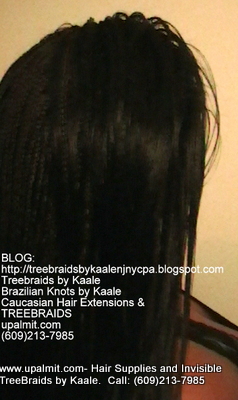 Long Box Braids with Treebraids on top in NJ, Right.