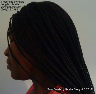 Box braids, Left close up 2.