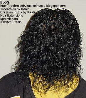 Boxbraids for children- Back.