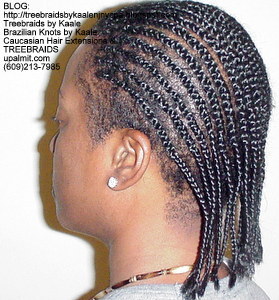 Treebraids by Kaale- Cornrows, Medium- Left103.
