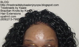 Wavy and curly Tree Braids.