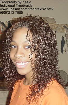 Wet n Wavy individual treebraids, Left 105.