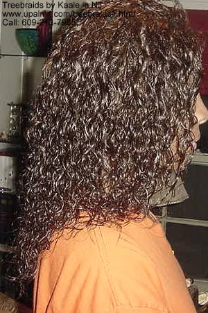 Wet n Wavy individual treebraids, Right 105.