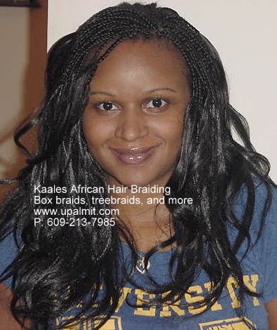 Boxbraids Kaales African hair braiding.
