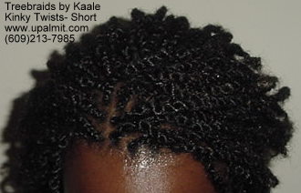 Short kinky twists with Kinky Bulk Top200.