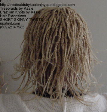Short kinky twists with Kinky Bulk R201.