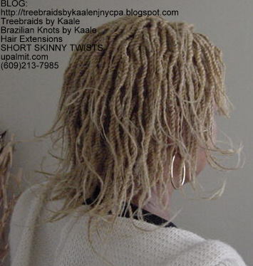 Short kinky twists with Kinky Bulk Right203.