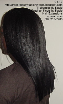 Straight Tree Braids, Back.