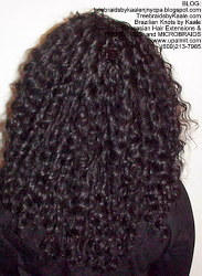 Tree Braids by Kaale, individual treebraids with deep bulk hair Fr2 Back2243.