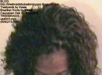 Tree Braids by Kaale, individual treebraids with curly deep bulk hair TopFr.