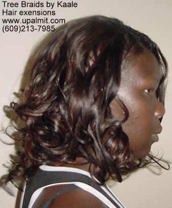 Curly hair extensions- right view7.