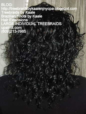 Wavy Individual Treebraids, Large Back126.